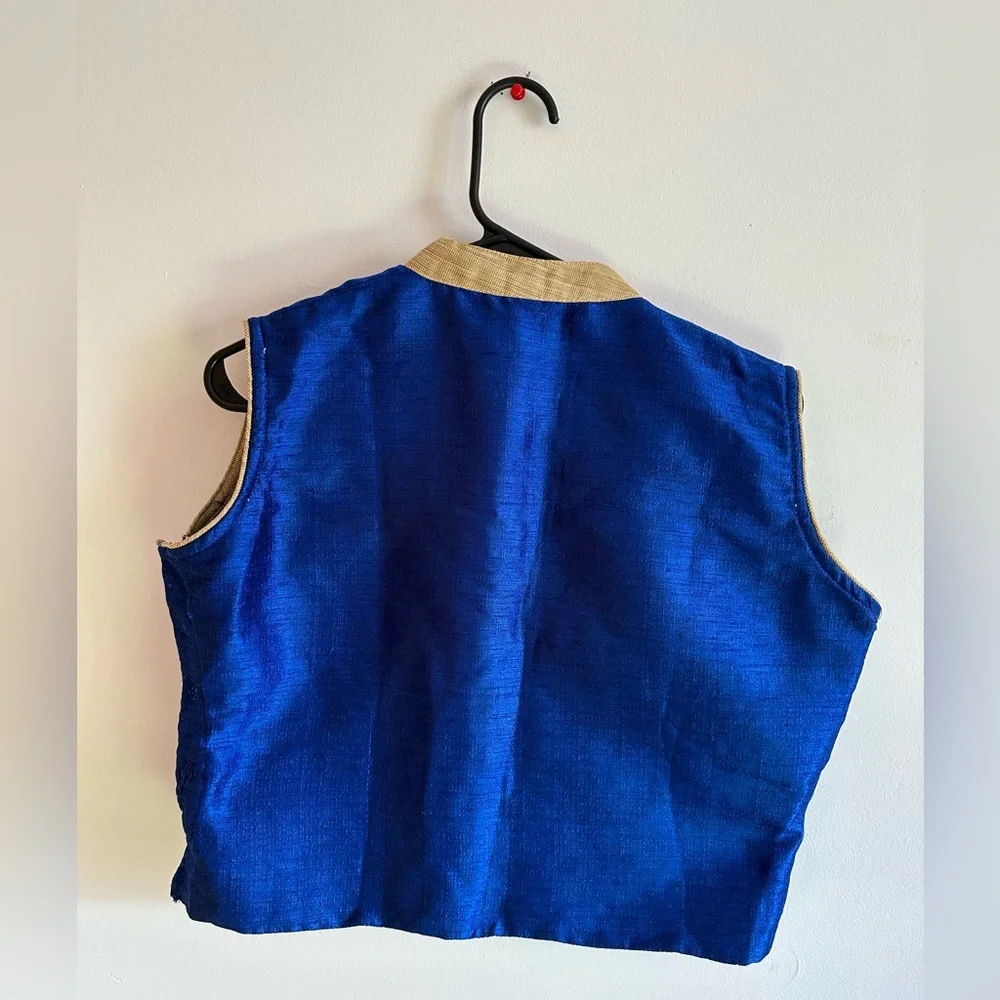 Blouse piece navy blue - Picture 4 of 4